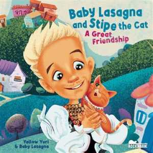 BABY LASAGNA AND STIPE THE CAT - A GREAT FRIENDSHIP