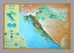 RELJEFNA KARTA HRVATSKA