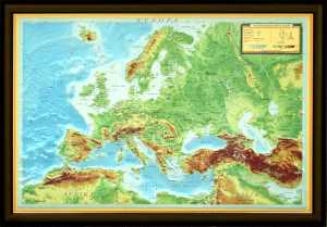 RELJEFNA KARTA EUROPA