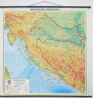 KARTA REPUBLIKA HRVATSKA 1: 500 000