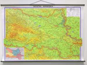 KARTA ISTOČNA HRVATSKA 1 : 130 000