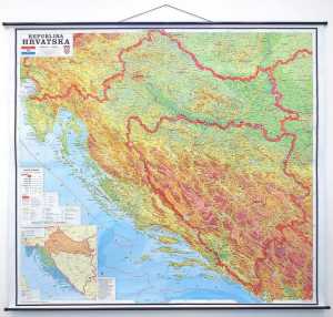 KARTA REPUBLIKA HRVATSKA 1: 300 000
