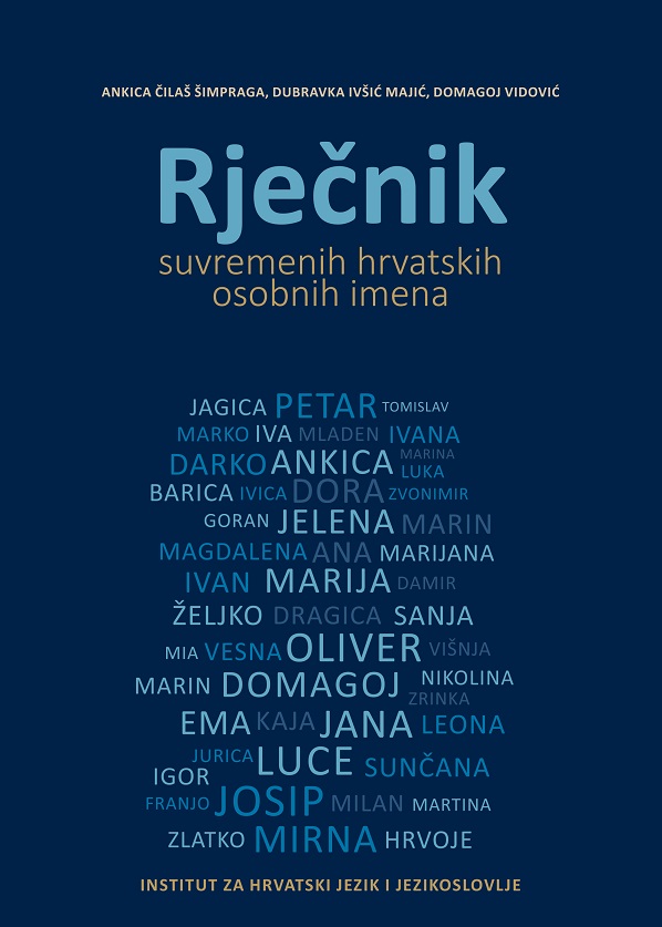 RJEČNIK SUVREMENIH HRVATSKIH OSOBNIH IMENA