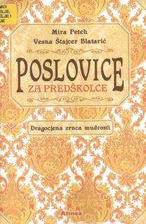POSLOVICE ZA PREDŠKOLCE