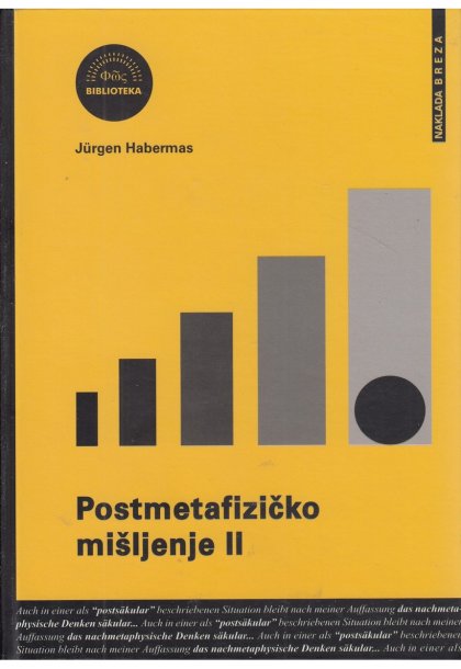POSTMETAFIZIČKO MIŠLJENJE II
