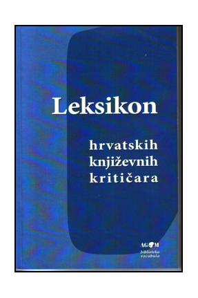 LEKSIKON HRVATSKIH KNJIŽEVNIH KRITIČARA