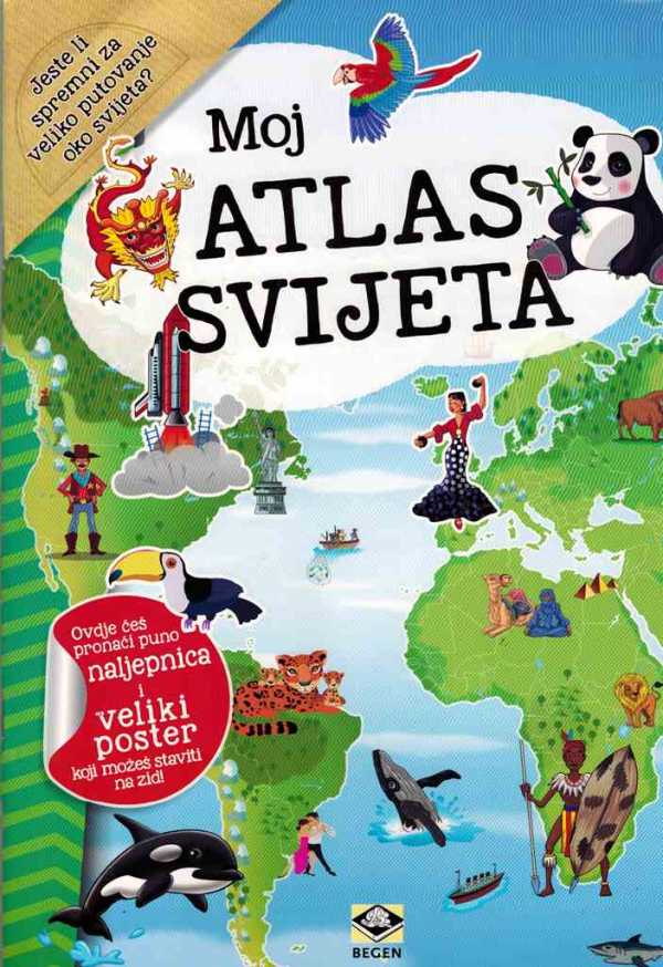 MOJ ATLAS SVIJETA + poster