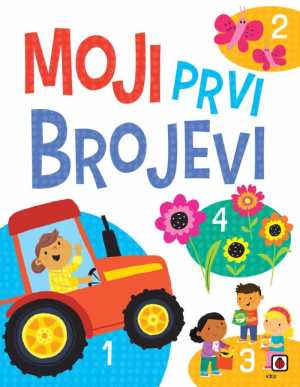 MOJI PRVI BROJEVI - slikovnica bojanka
