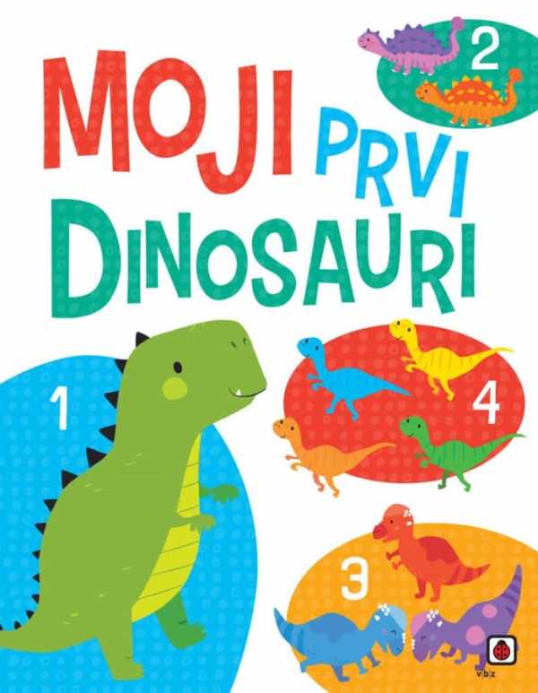 MOJI PRVI DINOSAURI - slikovnica bojanka