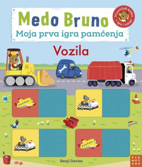 MEDO BRUNO: MOJA PRVA IGRA PAMĆENJA - VOZILA