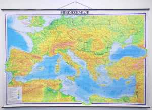KARTA SREDOZEMLJE 1 : 2 000 000
